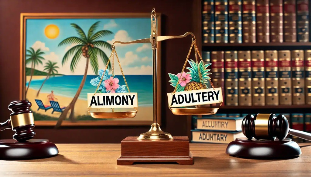 alimony and adultery